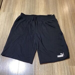 Puma ESS Cotton Noir Black Regular Fit 12 Inch Inseam Men's Shorts XL